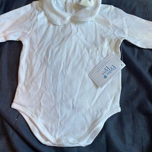 THE BAILEY BOYS PETER PAN COLLAR ONESIE - NWT